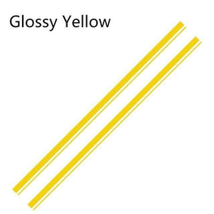 Planet Gates Glossy Yellow Car Side Stripes Stickers Vinyl Film Auto Decoration Decals For Volkswagen Cross Up GT Styling Automobile Car Tuning Accessories