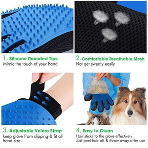 Planet Gates Glove For Animal Cat Supplies Pet Gloves Hair Comb Finger Glove For Cat Grooming Supplies Pet Cleaning Dog comb
