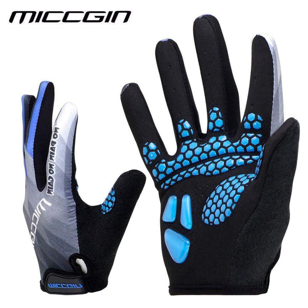 Planet Gates Gloves Cycling Touch Screen GEL Bike Sport Shockproof Road Full Finger Bicycle Glove For Men Woman MICCGIN