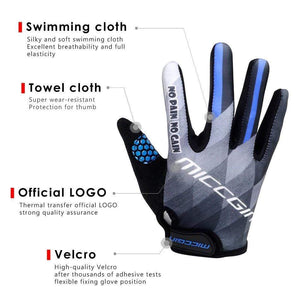 Planet Gates Gloves Cycling Touch Screen GEL Bike Sport Shockproof Road Full Finger Bicycle Glove For Men Woman MICCGIN