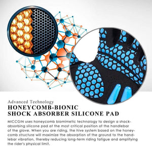 Planet Gates Gloves Cycling Touch Screen GEL Bike Sport Shockproof Road Full Finger Bicycle Glove For Men Woman MICCGIN