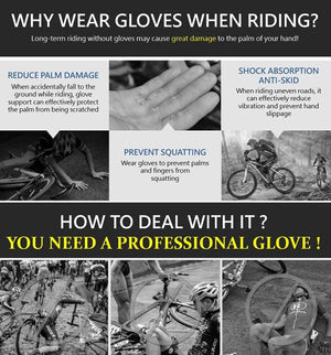 Planet Gates Gloves Cycling Touch Screen GEL Bike Sport Shockproof Road Full Finger Bicycle Glove For Men Woman MICCGIN