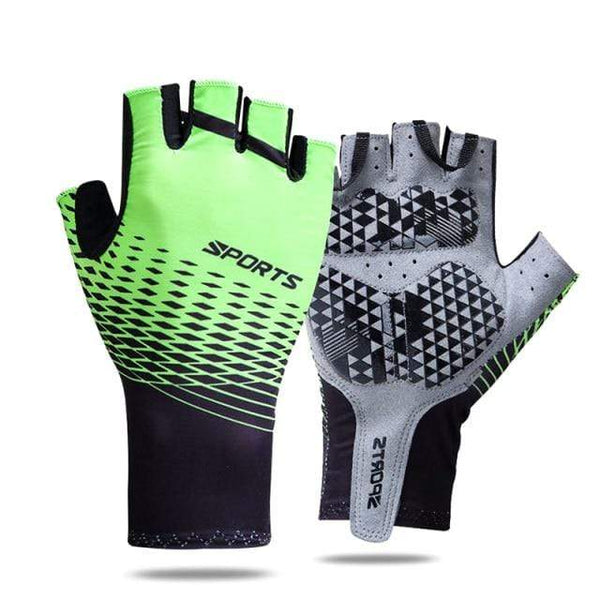 Planet Gates Gloves Green / XL Men Half Finger Cycling Gloves Summer Women Racing Bike Gel Gloves Road Bike Anti-slip Bicycle Sport Glove