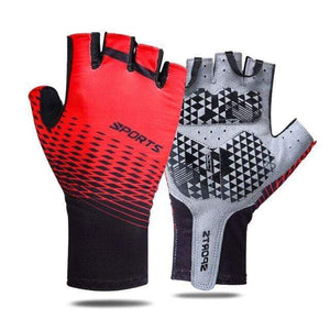 Planet Gates Gloves Red / M Men Half Finger Cycling Gloves Summer Women Racing Bike Gel Gloves Road Bike Anti-slip Bicycle Sport Glove