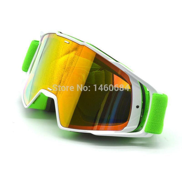 Planet Gates Goggle Tinted UV Stripe Motorcycle Goggles Motocross Bike Cross Country Flexible Goggles Snow Ski Lunette