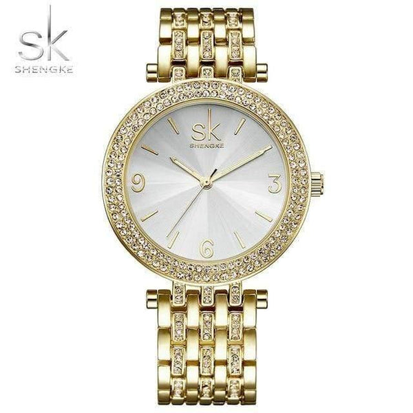 Planet Gates gold 03 Women Watch Brands Crystal Sliver Sexy Diamond Design Bracelet Watches Ladies Crystal Watches Relogio Feminino