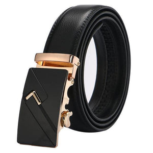 Planet Gates Gold 1 / 110cm Male automatic buckle belts for men authentic girdle trend men's belts  Fashion designer women jean belt
