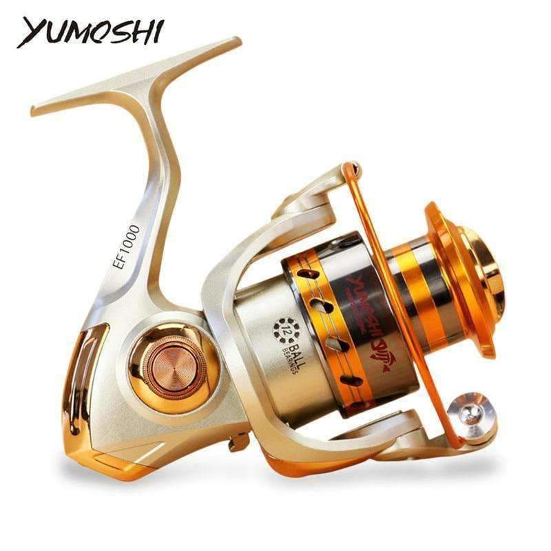 Planet Gates Gold / 10 / 1000 Series, China EF1000-7000 12BB 5.2:1 Metal Spinning Fishing Reel Fly Wheel For Fresh/Salt Water Sea Fishing Spinning Reel Carp Fishing
