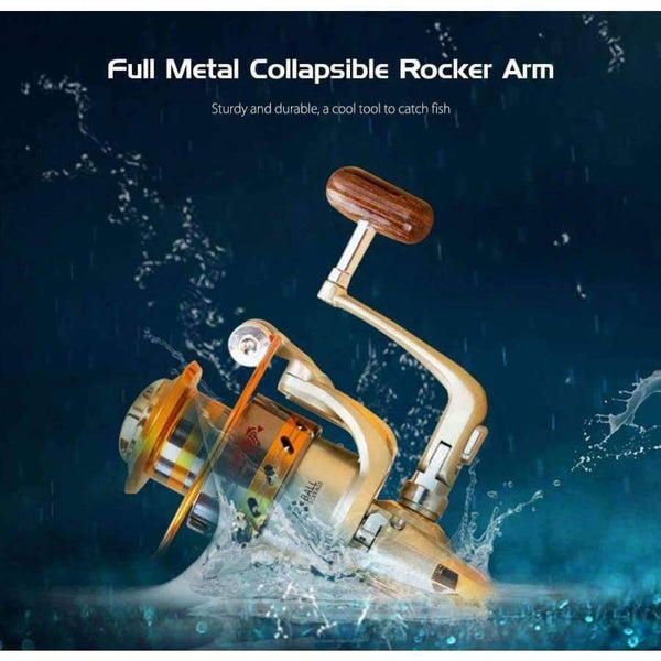 Planet Gates Gold / 10 / 1000 Series, China EF1000-7000 12BB 5.2:1 Metal Spinning Fishing Reel Fly Wheel For Fresh/Salt Water Sea Fishing Spinning Reel Carp Fishing