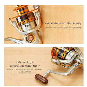 Planet Gates Gold / 10 / 1000 Series, China EF1000-7000 12BB 5.2:1 Metal Spinning Fishing Reel Fly Wheel For Fresh/Salt Water Sea Fishing Spinning Reel Carp Fishing