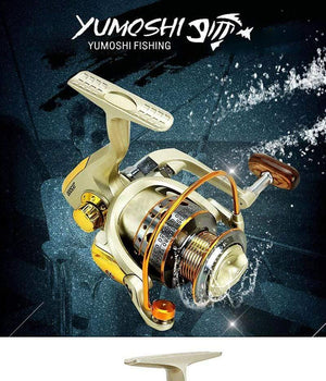 Planet Gates Gold / 1000 Series Fish spinning reel 5.5:1 12 Ball Bearing carretilhas de pescaria molinete fishing reel accessories 1000-7000series