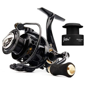 Planet Gates Gold / 11 / 1000 Series Spinning Reel with Free Spool Lightweight CNC Aluminum Spool 10+1BBs Coil Saltwater Wheels Carp Fishing Reels Carretilha