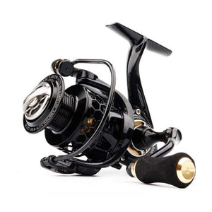 Planet Gates Gold / 11 / 1000 Series Spinning Reel with Free Spool Lightweight CNC Aluminum Spool 10+1BBs Saltwater Wheel Carp Fishing Reels Carretilha