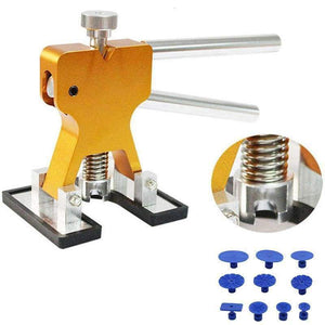 Planet Gates Gold / 11Pcs Paintless Dent Repair Tools Dent Removal Dent Puller Tabs Dent Lifter Hand Tool Set Car Body Repair Kit Auto Hand Tools