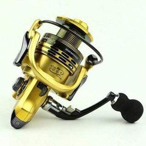 Planet Gates Gold / 14 / 1000 Series All-metal arm 13+1BB spinning fishing reel EVA Handle fishing reels 3 colors 1000-7000 series Gapless metal head spinning wheel