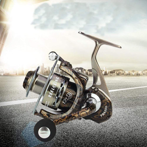 Planet Gates Gold / 14 / 2000 Series 13+1 BB 5.0:1/4.7:1 Full Metal Surf Casting Reel Long Shot Sea Fishing Reels Cast Wheel Spinning Fish Reel