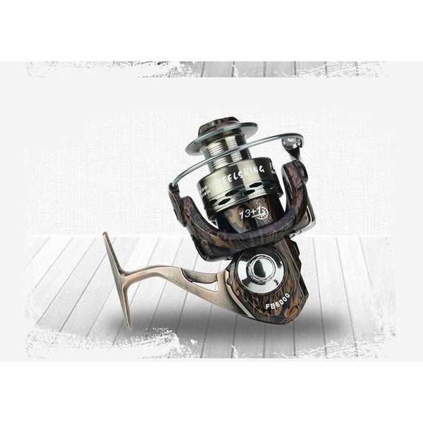 Planet Gates Gold / 14 / 2000 Series 13+1 BB 5.0:1/4.7:1 Full Metal Surf Casting Reel Long Shot Sea Fishing Reels Cast Wheel Spinning Fish Reel