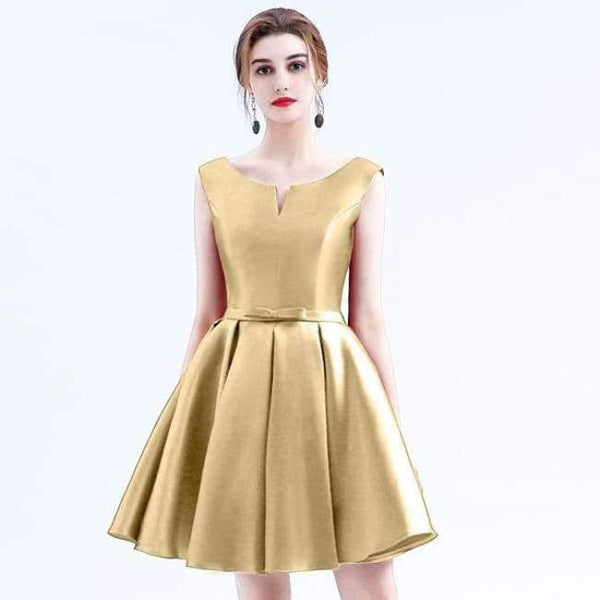 Planet Gates Gold / 2 New fashion fuchsia vestido de noiva short design Champange color lace up bridal party cocktail dress