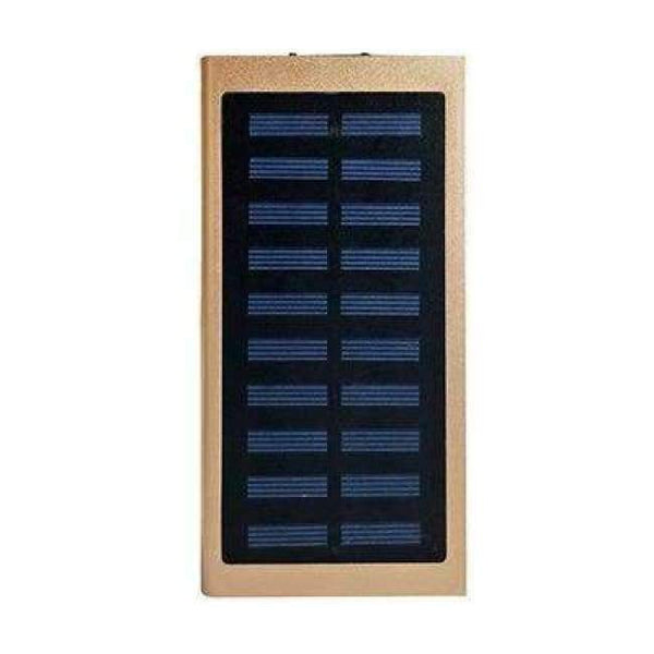 Planet Gates Gold 20000mAh Solar Power Bank External Battery quick charge Dual USB Powerbank Portable Mobile phone Charger for iPhone 8 X Xiaomi