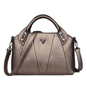 Women Leather Messenger Bags Vintage Sac A Main Crossbody Bags For Women Leather Shoulder Bag