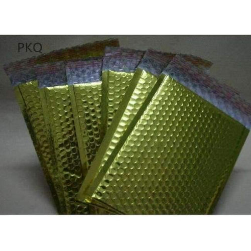 Planet Gates Gold / 20x25cm 30pcs Aluminized Bubble Mailers Padded Envelopes Packaging Shipping Bags Kraft Bubble Mailing Envelope Bags Business supplies