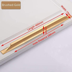 American Style Black Cabinet Handles Gold Solid Aluminum Alloy Kitchen Cupboard Pulls Drawer Knobs Furniture Handle Hardware