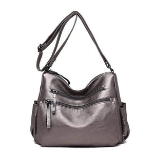 Soft Leather Luxury Handbags Women Bags Designer Multi-pocket Crossbody Shoulder Bags