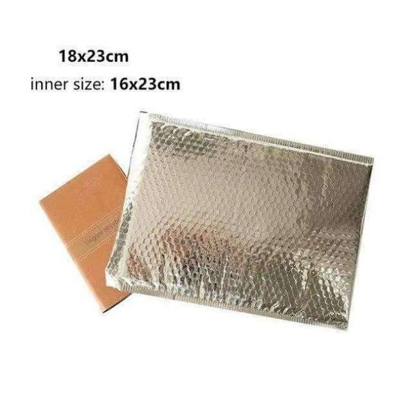 Planet Gates Gold 30pcs/lot Colorful Aluminized film bubble envelope Waterproof and shockproof Courier bag self sealing bag packaging Supplies
