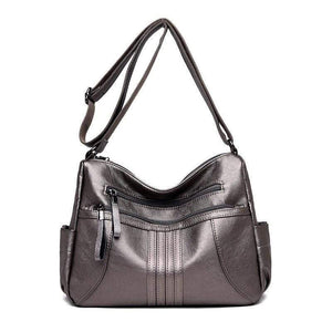 Soft Leather Zipper Luxury Handbags Women Bags Designer Female Shoulder Crossbody Bags
