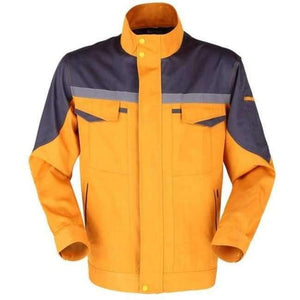 Planet Gates Gold / 5XL Working clothes men woman Welding machine repair large size Coveralls stitching protective safety work jacket cleaning uniform