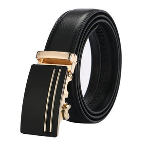 Planet Gates Gold 6 / 120cm Male automatic buckle belts for men authentic girdle trend men's belts  Fashion designer women jean belt