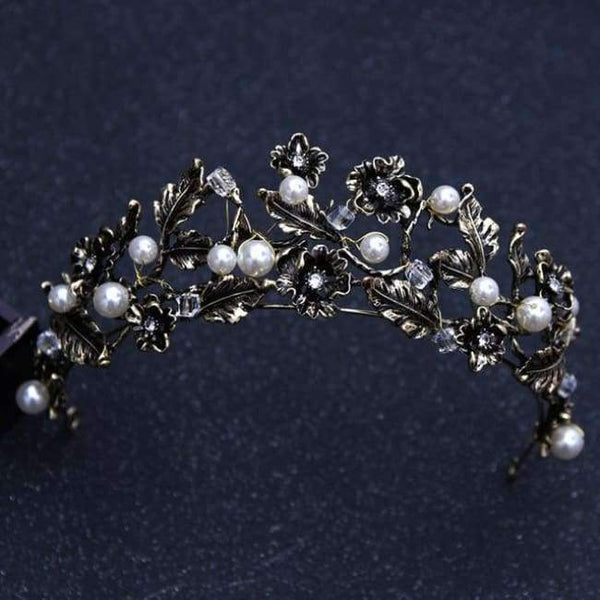 Planet Gates Gold 6 Silver Gold Color Crystal Crowns Bride tiara Fashion Queen For Wedding Crown Headpiece Wedding Hair Jewelry Accessories