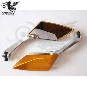 Planet Gates Guld 8 farver tilgængelige 10mm 8mm universelle dele motorcykel bakspejl motocross sidespejl motorcykel spejl bakspejl moto