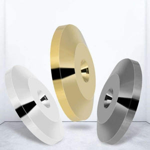 Planet Gates gold 8 Pcs 25 x 4mm Universal Copper Speaker Shock Base Pad Isolation Feet Mat Floor Disc
