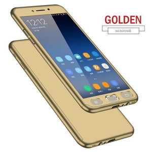 Planet Gates Gold / A8 2018 ZNP 360 Full Protection Cover Case For Samsung Galaxy J4 J6 Plus 2018 With Glass Phone Case For Samsung J8 A7 A8 Plus 2018 Case