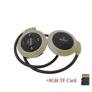 Planet Gates Gold Add 8GB Card 3D Mini 503 Mini503 Bluetooth 4.0 FM Headset Sport Wireless Headphones Music Stereo Earphones + 8GB 16GB Micro SD Card