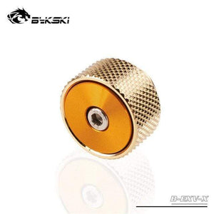 Planet Gates Gold Air Valve Water Plug Air Pressure Reliever Decompression G1/4 Thread Exhaust Stopper MOD Water Cooler Accessories B-EXV-X