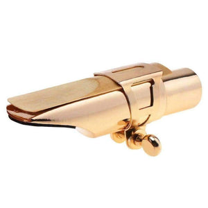 Planet Gates Gold Alto Sax Saxophone Mouthpiece Musical Instrument Accessories with Ligature and Cap