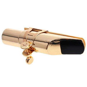 Planet Gates Gold Alto Sax Saxophone Mouthpiece Musical Instrument Accessories with Ligature and Cap