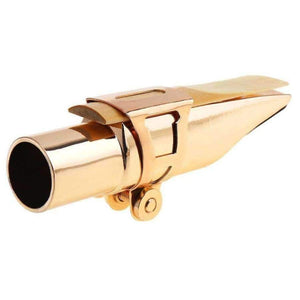 Planet Gates Gold Alto Sax Saxophone Mouthpiece Musical Instrument Accessories with Ligature and Cap
