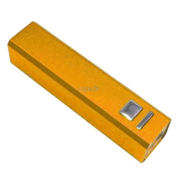 Planet Gates Gold Aluminum USB Power Bank Case 18650 Battery Charger Case DIY Kit for iPhone 5S 6S Z17 Drop ship