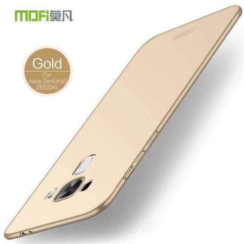 Planet Gates Gold Asus Zenfone 3 ZE520KL MOFi brand luxury 360 Full body cases Hard Frosted PC back cover for Asus ZE520KL