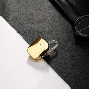 Planet Gates Gold Baseus Mini Wireless Bluetooth Earphone For iPhone X 8 Samsung S9 S8  In-Ear Stereo Wireless Bluetooth Driver Earphones With Mic