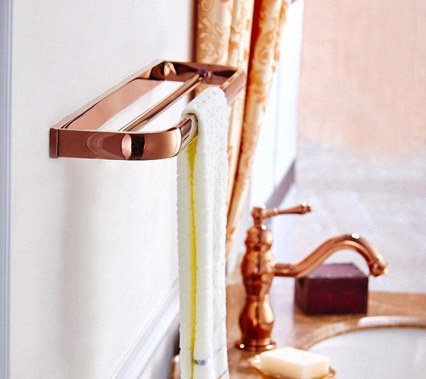 Planet Gates Gold Bathroom Accessories Brass Wall Mounted Toilet Brush Paper Towel Holder Rack Glass Shelf Bath Hardware Set