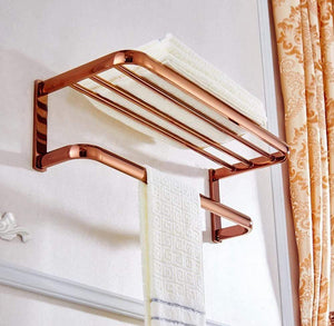 Planet Gates Gold Bathroom Accessories Brass Wall Mounted Toilet Brush Paper Towel Holder Rack Glass Shelf Bath Hardware Set