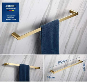 Planet Gates Gold Bathroom Hardware Set Bathrom Shower Shelf Wall Mounted Corner Shelf Organizer 304 Stainless Steel Brushed