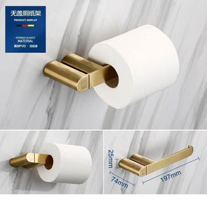 Planet Gates Gold Bathroom Hardware Set Bathrom Shower Shelf Wall Mounted Corner Shelf Organizer 304 Stainless Steel Brushed