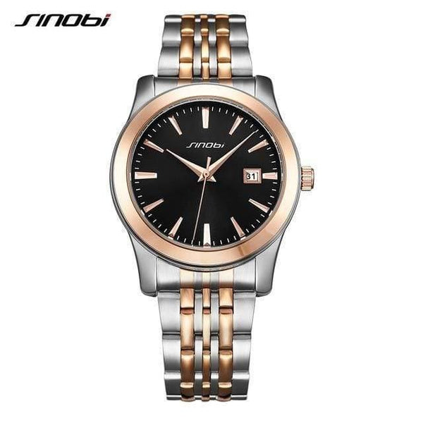 Planet Gates Gold Black Men Watches Top Luxury Brand SINOBI Women's Quartz Watch Male Clock Ladies Wristwatch Fashion lover Watch Gift