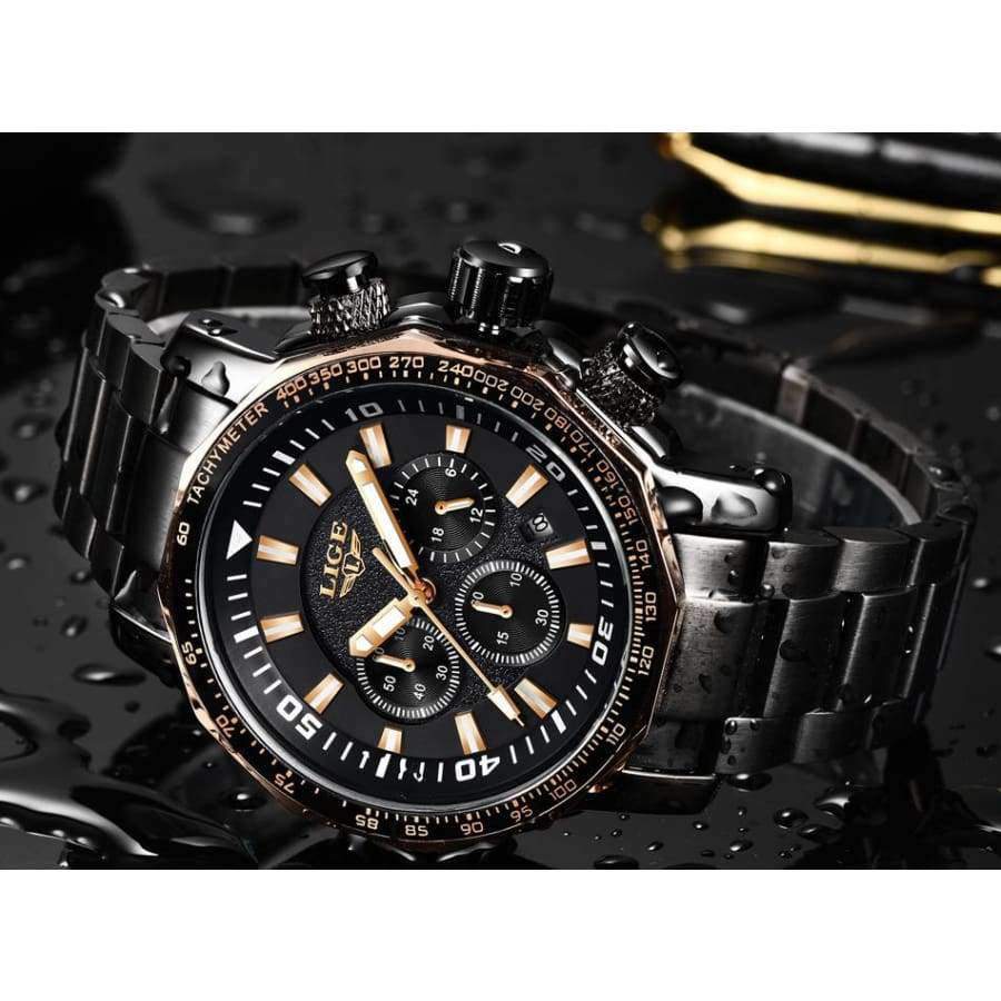 Relojes Hombre 2018 New LIGE Fashion Mens Watches Luxury Brand Business ...