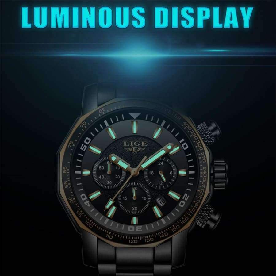 Relojes Hombre 2018 New LIGE Fashion Mens Watches Luxury Brand Business ...